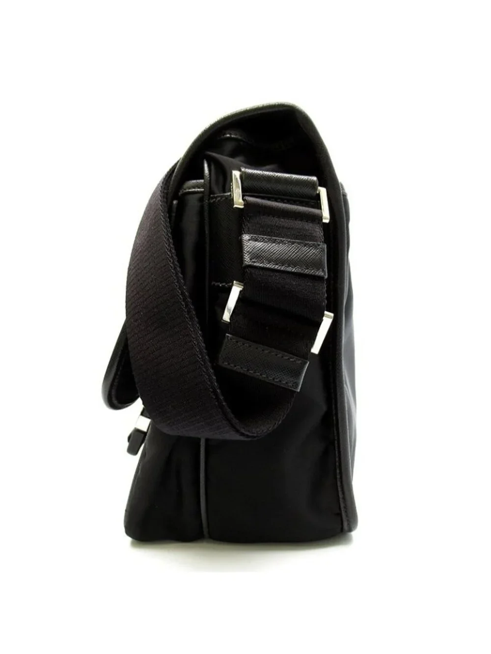 Prada Messenger Bag Nylon Black